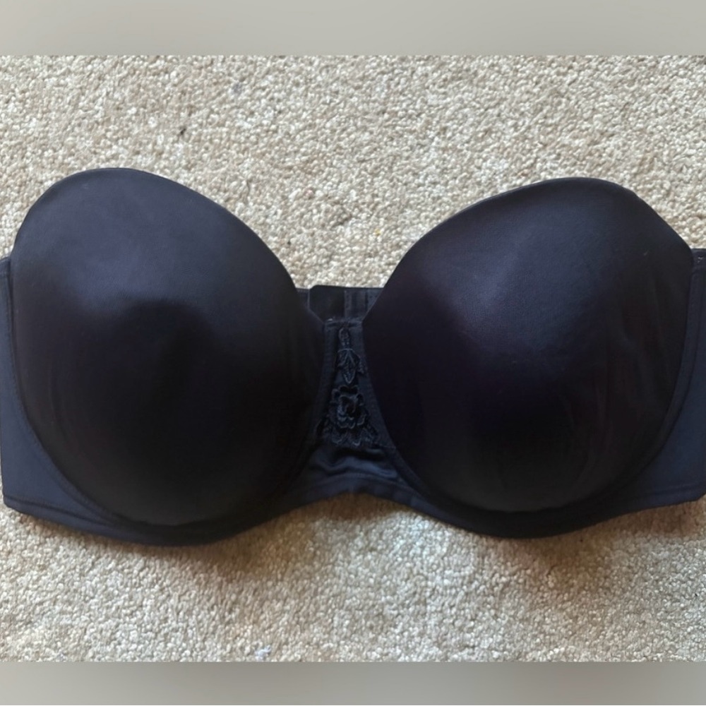 Vanity Fair Black Strapless Women’s Bra Size 40DD